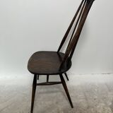 Set of 3 Ercol Goldsmith Scandinavian style wooden chairs