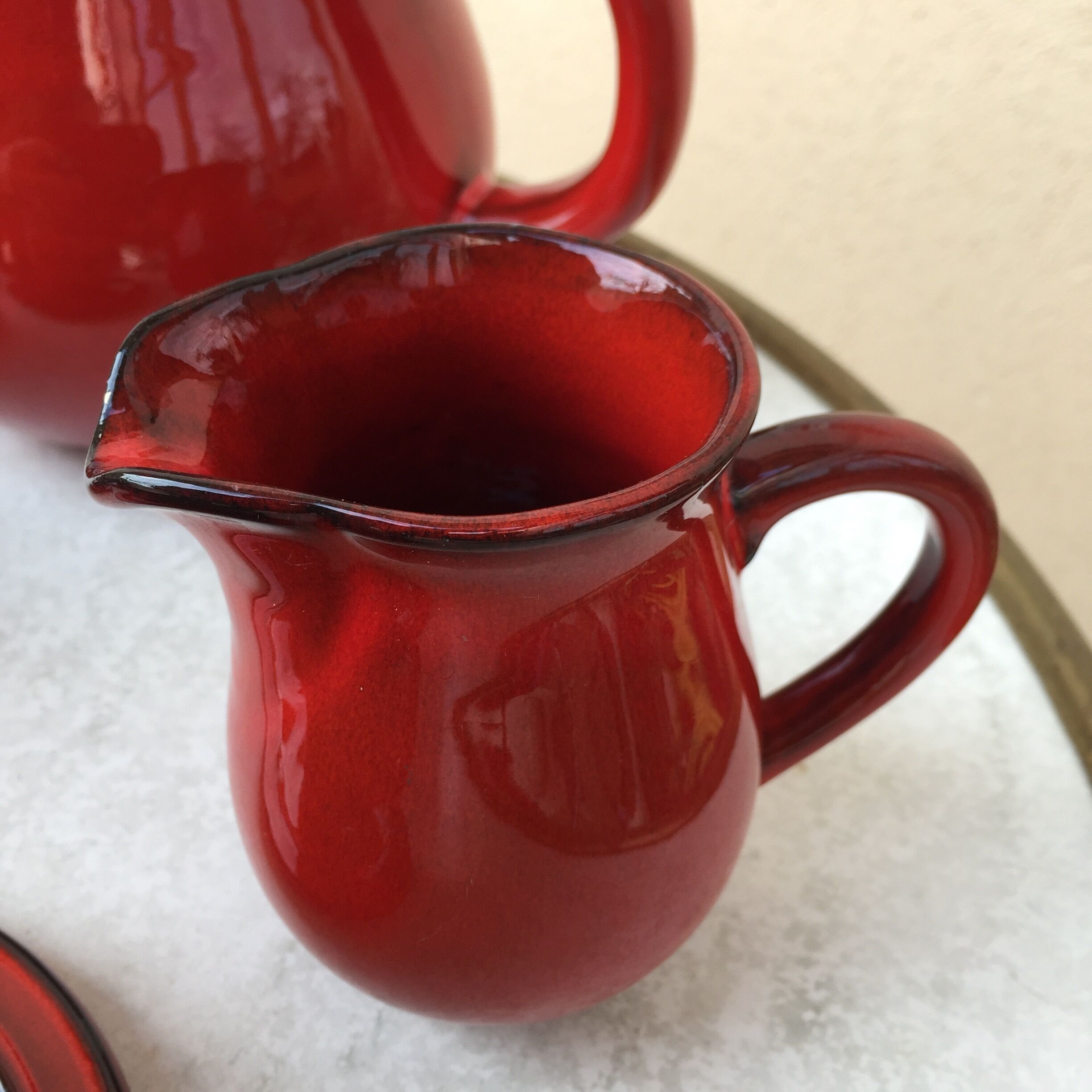 Coffee service signed Elchinger from the 1970s.