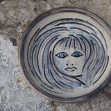 Accolay ceramic plate by Bertry