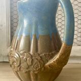 stoneware pitcher signed L.Lourioux circa 1910