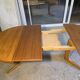 Table extensible Baumann en teck des années 60, (2 rallonges)