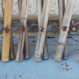 Claustra trellis vintage bamboo braces