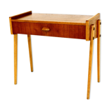 Teak and oak bedside table, Sweden, 1960