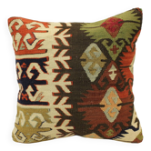 Turkish kilim cushion, 40x40 cm, k-1319