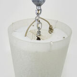 Murano glass tube chandelier by Doria Leuchten. Year 60