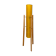 Lampadaire yellow space age rocket années 1970