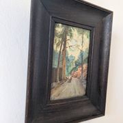 Oil on panel in the Orientalist style by Aiveill Orientalism.