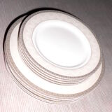 Set de 6 assiettes plates