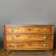 Louis XVI period commode in light walnut.