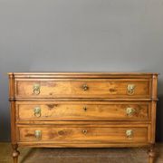 Commode d'époque Louis XVI en Noyer Blond