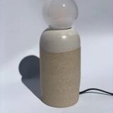 Ceramic stoneware lamp light fixture