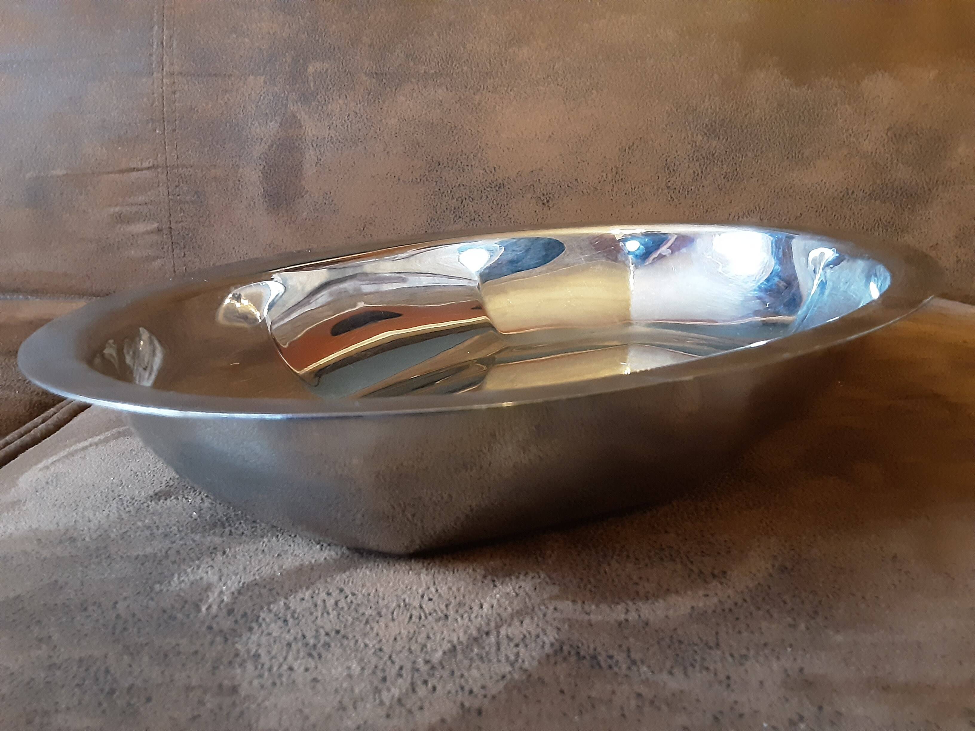 Vintage stainless steel dish