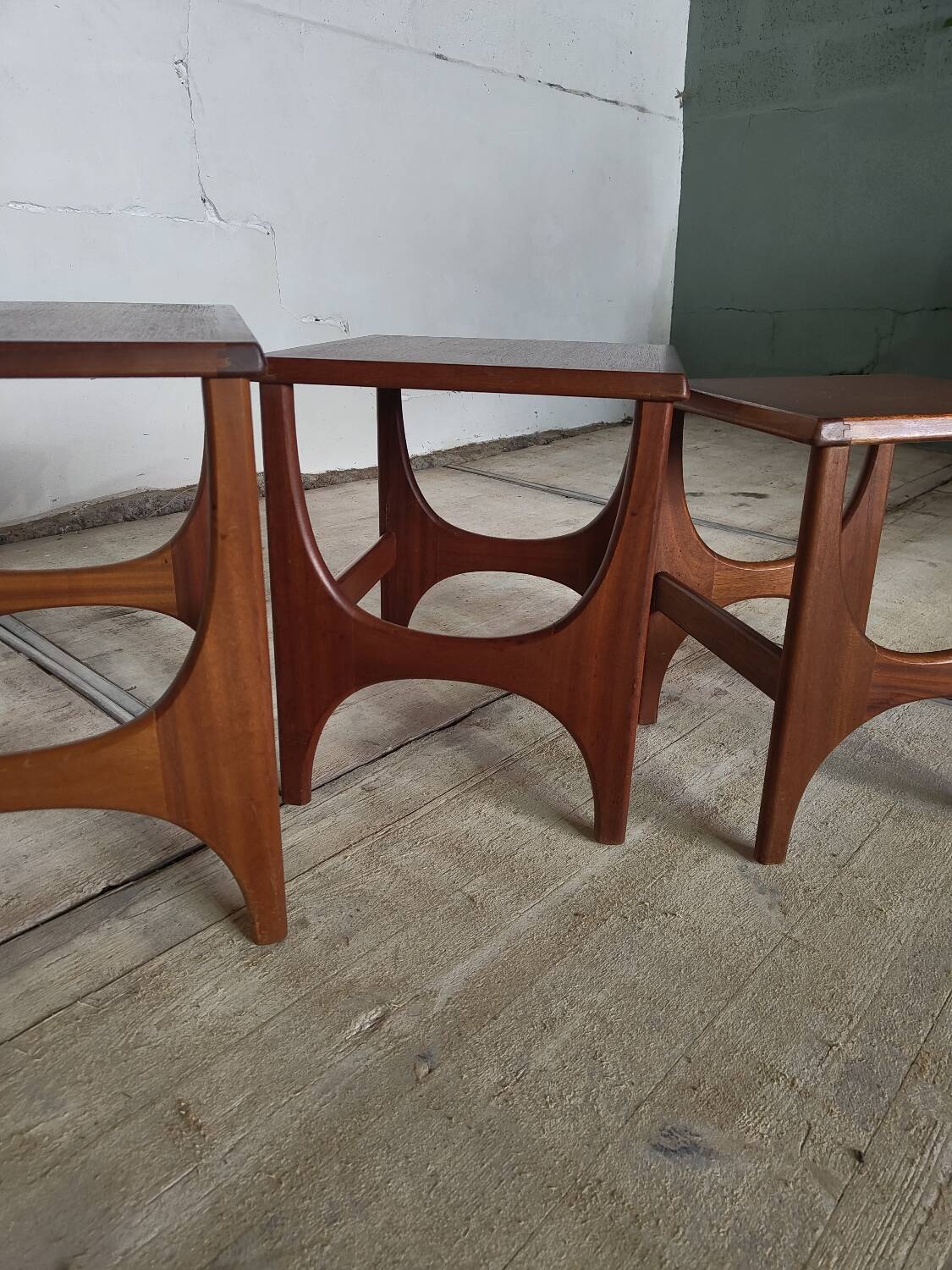 Vintage mid-century nesting tables