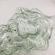 2 carafe bottles with bunches of grapes in glass - Empoli - Vintage