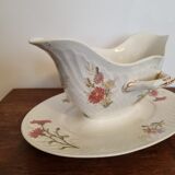 Old earthenware sauce boat from Lunéville