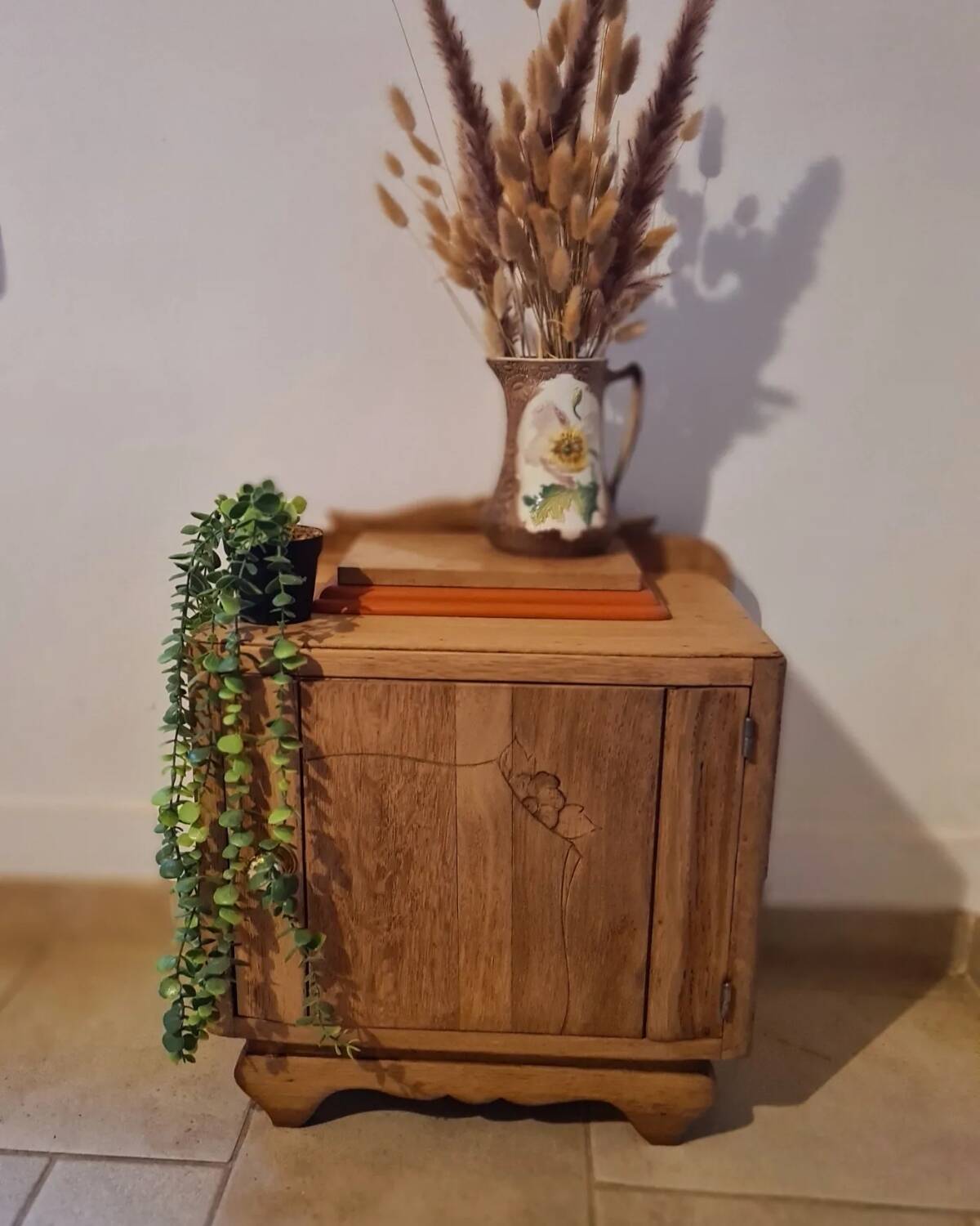 Old Art Deco bedside table