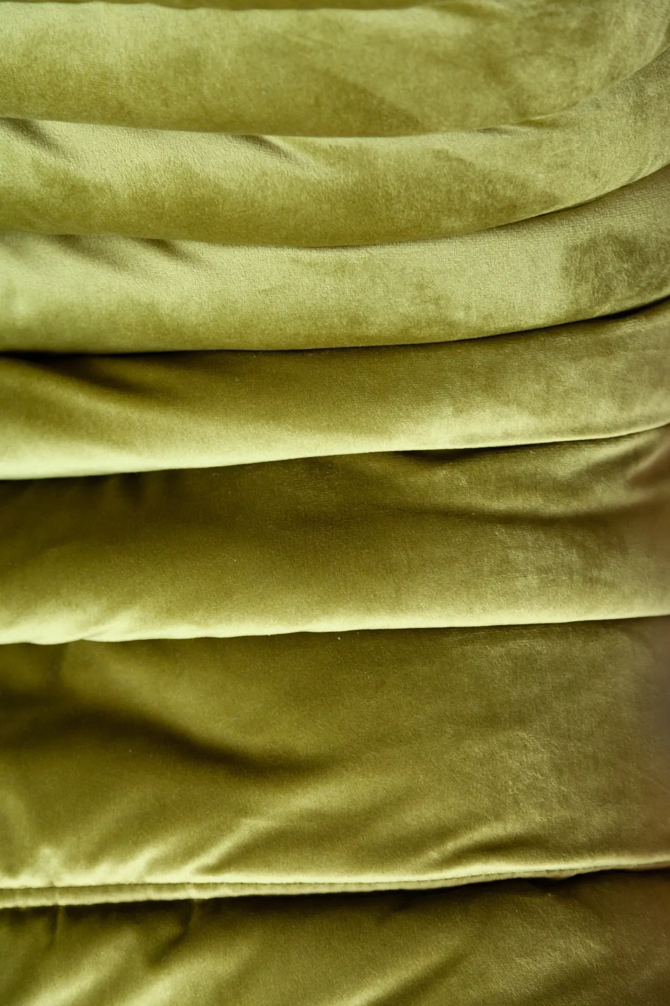 Togo Sofa Corner Green Velvet, France, 70´s