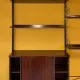 Modular library Urio in teak by Ico & Luisa Parisi for MIM, Rome, 1960s.