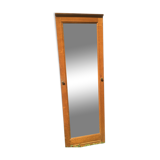 Beveled mirror oak frame