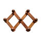80's wooden extendable patère