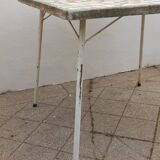 50s garden table in cement and tiles
