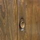 ERCOL English elm corner cabinet from the 1970s