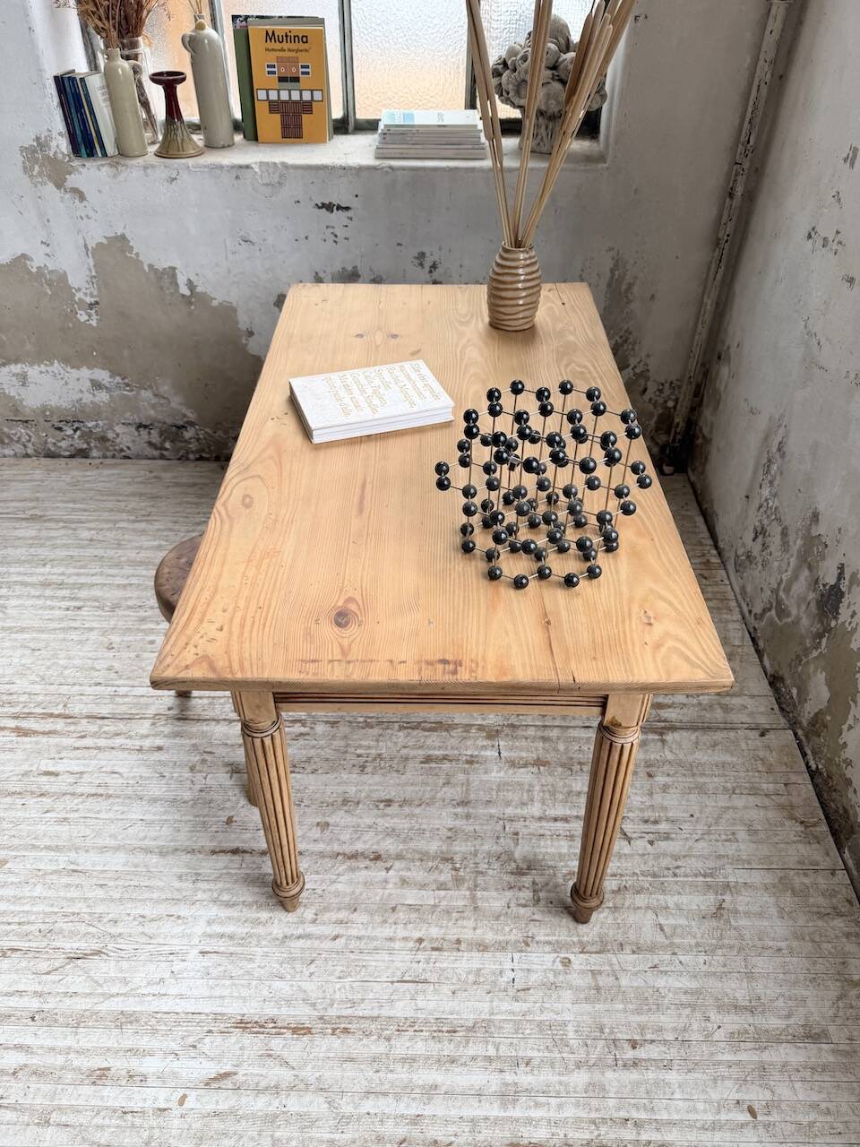 1950s pine desk