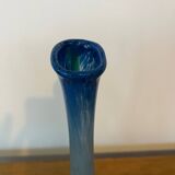 Speckled blue soliflore vase