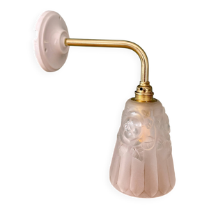 Applique coudée tulipe