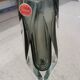Murano Faceted Glass Vase with Grey Inner Core – Italy, 20 cm