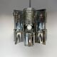70s chrome Space Age hanging lamp