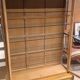 Limed oak display case from the 1940s