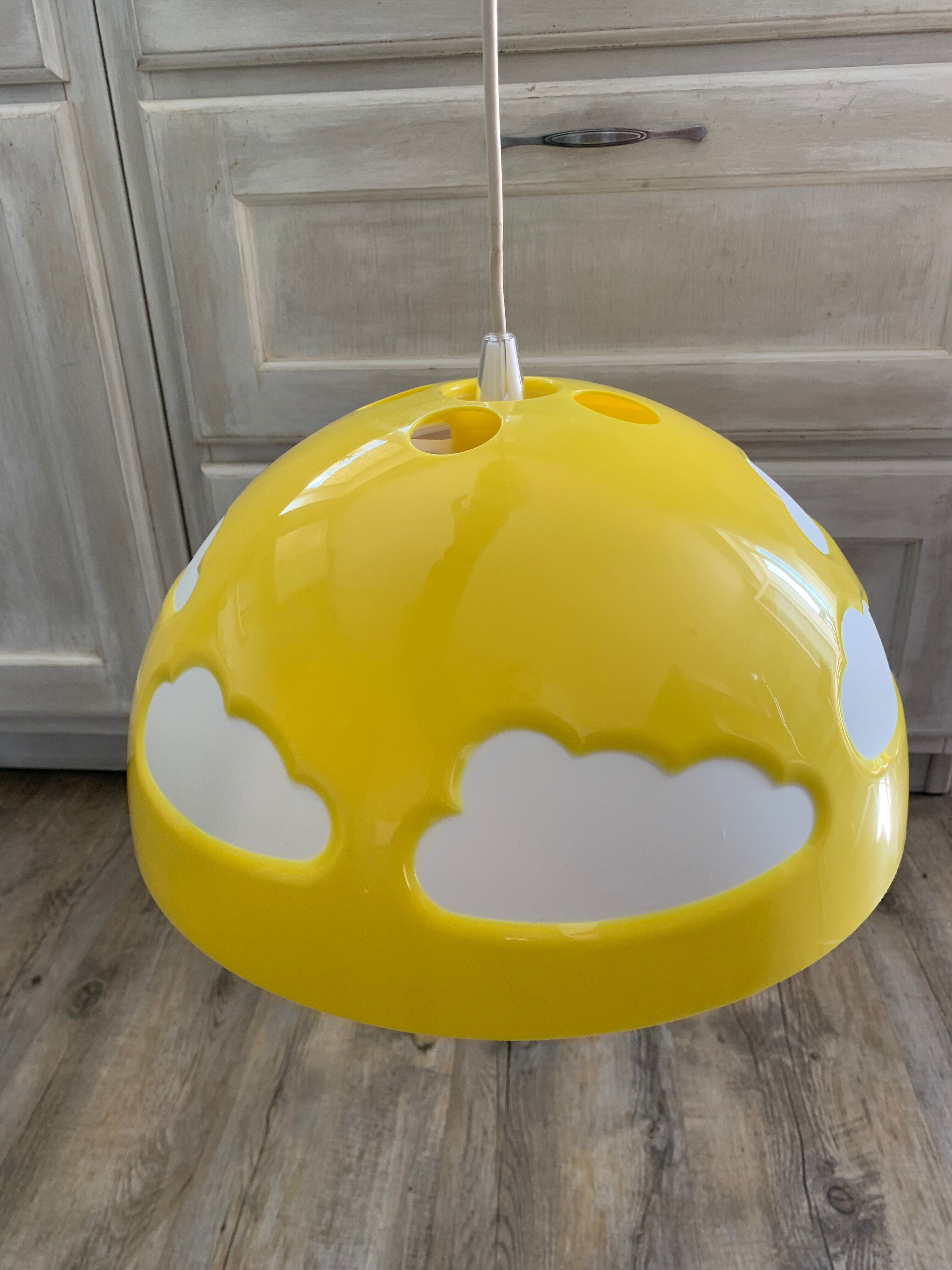 Vintage ikea skojig pendant lamp