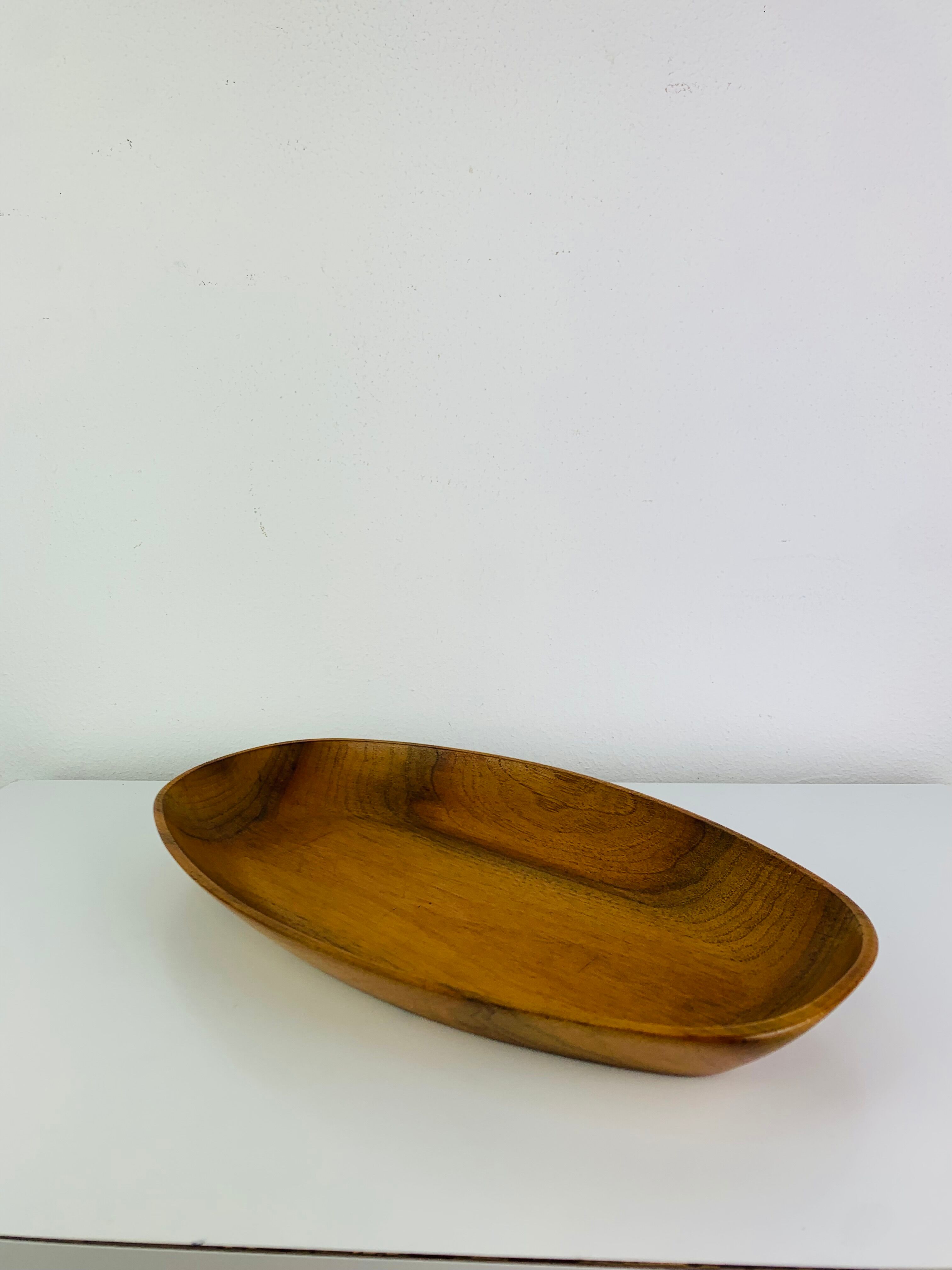 Vide poche scandinave teck, années 60
