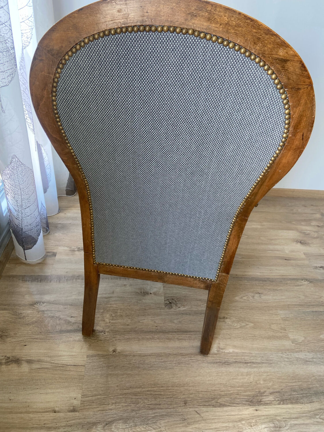 Late 19th century Voltaire rocking chair