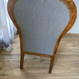 Late 19th century Voltaire rocking chair