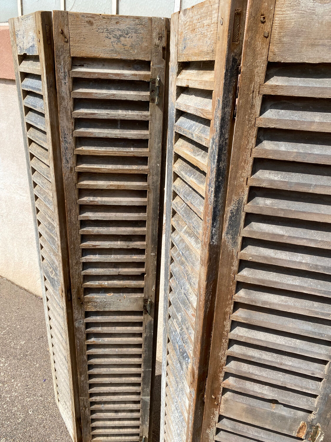 All wood shutters