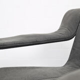 Danish design KEBE steeltube graphic upholstered lounge chair
