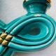 Triple ceramic candlestick Art Deco