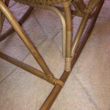 Rocking-Chair en rotin