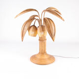 Rattan coconut lamp