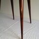 Vintage mustard barrel chair