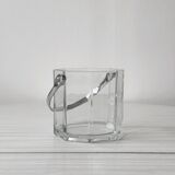 Glass ice bucket