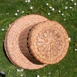 Rattan bottle holder