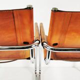 Paire de chaises Bauhaus S34, conçues par Mart Stam, Bulthaup, Allemagne, années 1980