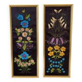 Framed vintage embroidery