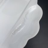 Compartmentalized plates in white Limoges porcelain