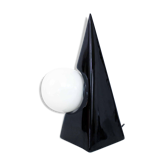 Pyramid lamp in ceramics 70s/80s