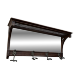 Antique coat rack/wall mirror