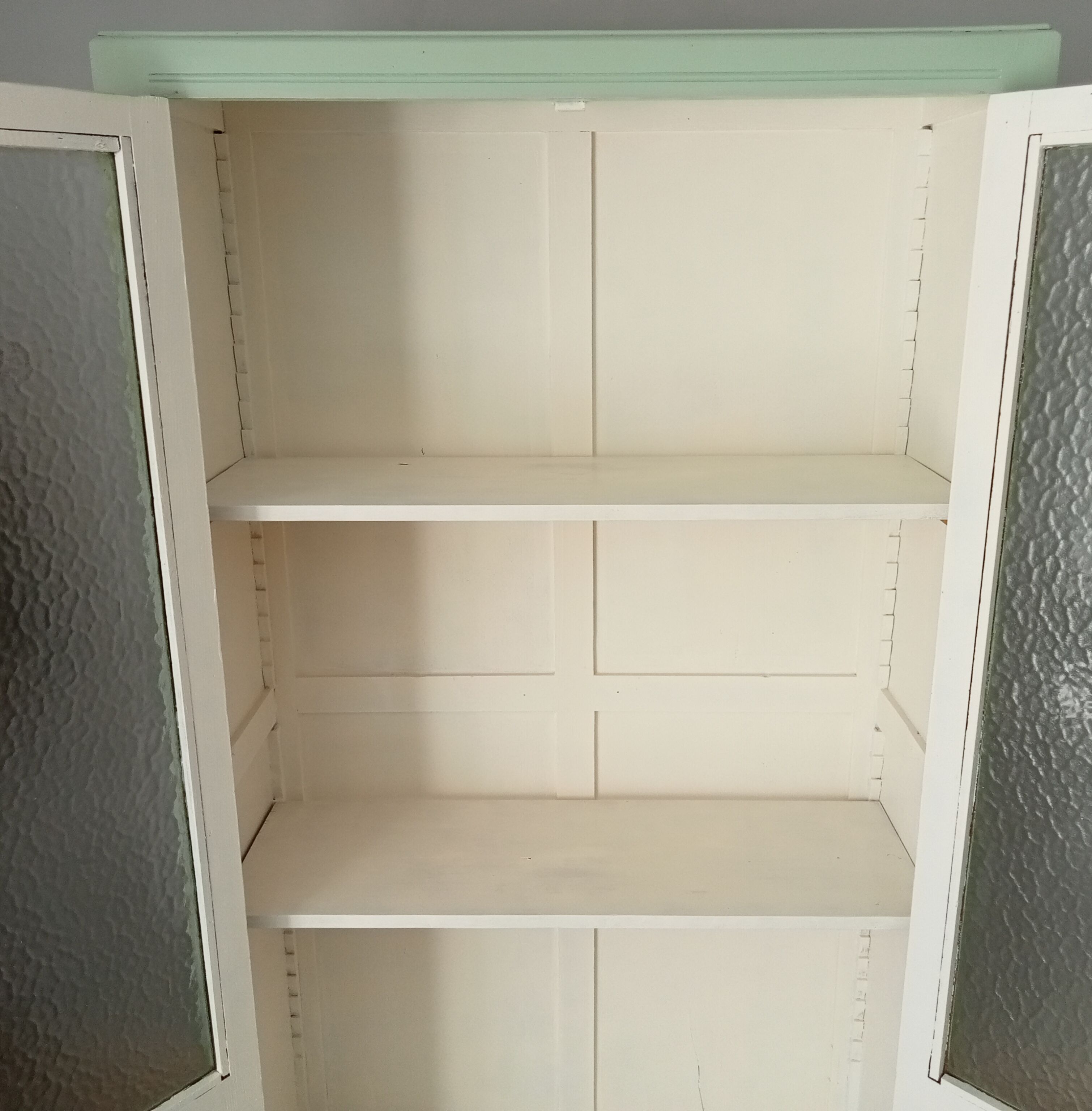 Art Deco glass cabinet 50s